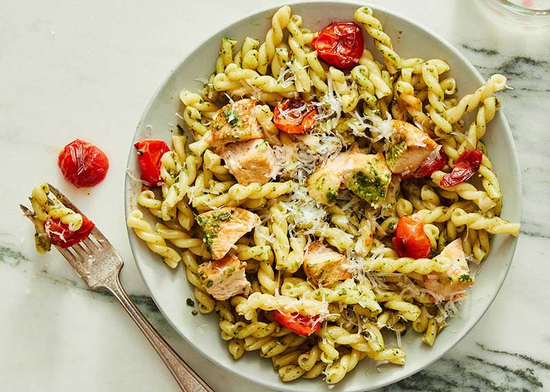 pesto chicken pasta