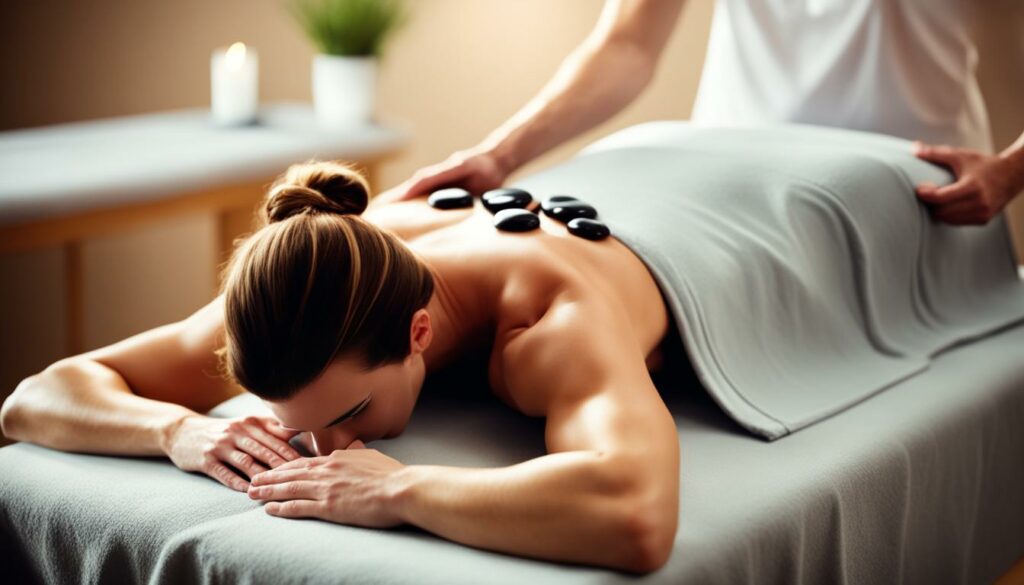 hot stone massage for pain relief